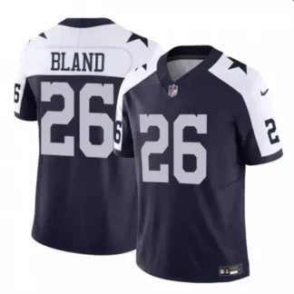 Men's Dallas Cowboys #26 DaRon Bland Navy 2023 F.U.S.E. Thanksgiving Vapor Untouchable Limited Stitched Football Je...