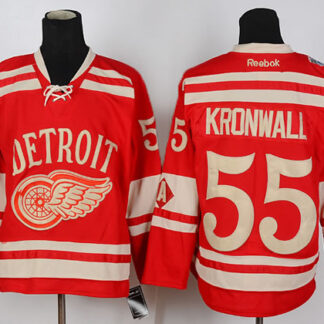 Detroit Red Wings #55 Kronwall 2014 Winter Classic Red Jerseys