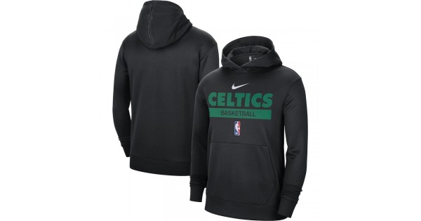 Boston Celtics 2022/23 Nike Spotlight On-Court Practice Performance Pullover Hoodie - Image 2