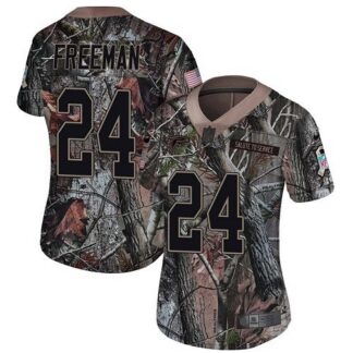 Nike Atlanta Falcons #24 Devonta Freeman Camo Women’s Stitched NFL Limited Rush Realtree Jersey