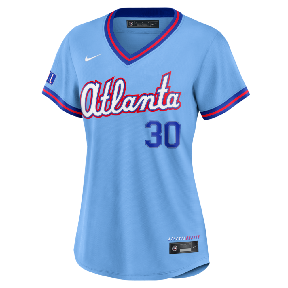 Drake Baldwin Atlanta Braves Nike Women's 2026 City Connect Stadium Jersey - Powder Blue - Image 2