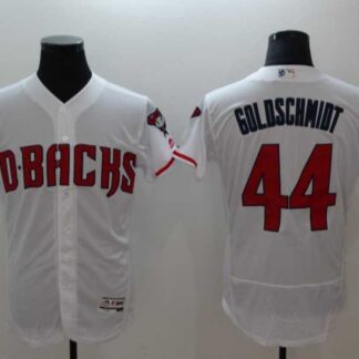 Diamondbacks 44 Paul Goldschmidt White Flexbase Baseball Jerseys