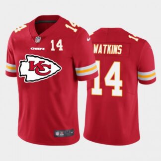 Kansas City Chiefs #14 Sammy Watkins Red Men’s Nike Big Team Logo Player Vapor Limited NFL Jersey