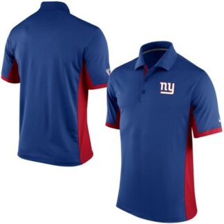 New York Giants Team Logo Blue Polo Shirt
