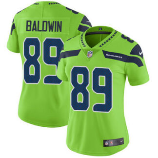 Women's Nike Seahawks #89 Doug Baldwin Green Stitched NFL Limited Rush Jersey