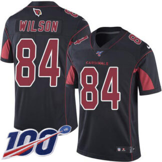 Nike Arizona Cardinals #84 Caleb Wilson Black Men’s Stitched NFL Limited Rush 100th Season Jersey