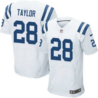Nike Indianapolis Colts #28 Jonathan Taylor White Men’s Stitched NFL New Elite Jersey