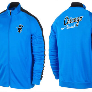 MLB Chicago White Sox Team Logo 2015 Men Baseball Jacket (8)