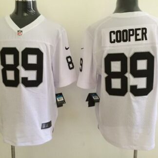 Nike Oakland Raiders #89 Amari Cooper White Elite Jersey