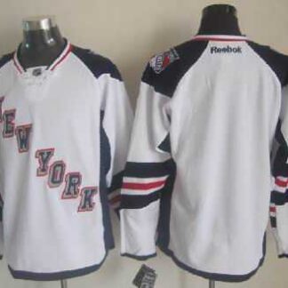 Men New York Rangers Customized Stadium Series White Stitched Hockey Jersey