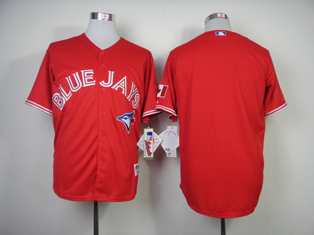 Toronto Blue Jays Blank Canada Day Red Jerseys
