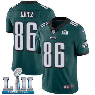 Nike Philadelphia Eagles #86 Zach Ertz Midnight Green Team Color Super Bowl LII Youth Stitched NFL Vapor Untouchabl...