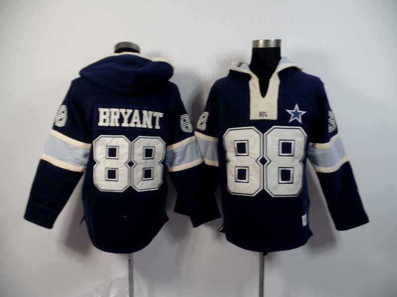 Dallas Cowboys #88 Dez Bryant Dark Blue 2015 New Stitched Hoodie