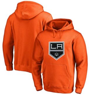 Los Angeles Kings Orange All Stitched Pullover Hoodie